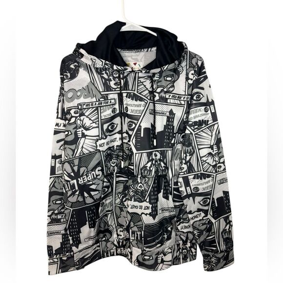 Drill Clothing Co. Oh Snap! Comic Pop Art Hoodie Pullover Size Medium - Picture 1 of 4